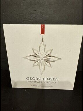 New Georg Jensen Star 2024 Ornament Palladium Plated
